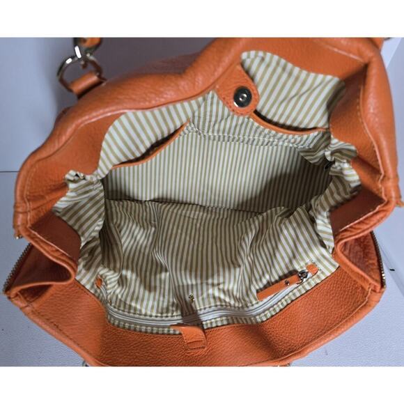 Kate Spade Andee Cobble Hill Satchel Pebble Leather Orange - Picture 11 of 12